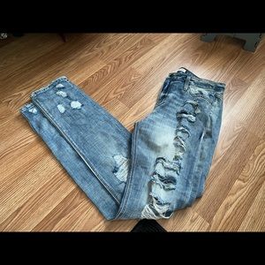Day trip destroyed jeans